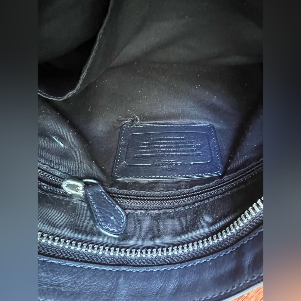 Coach Green and Black Leather Crossbody Bag - Picture 5 of 5